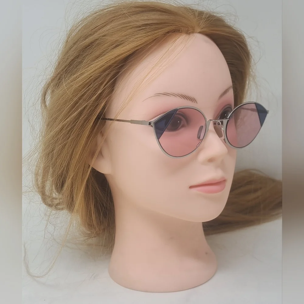 NEW Fendi Women's Sunglasses Butterfly Cut Eye Rose Silver FF0342/S 51-23-140 - Picture 9 of 16